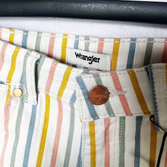 Wrangler NWT A-Line Stripe Shorts - Picture 7 of 10